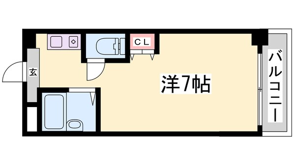 サニーパレス白川台の物件間取画像